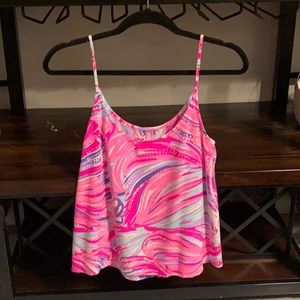 NWOT Lilly Pulitzer Graycee Silk Top
